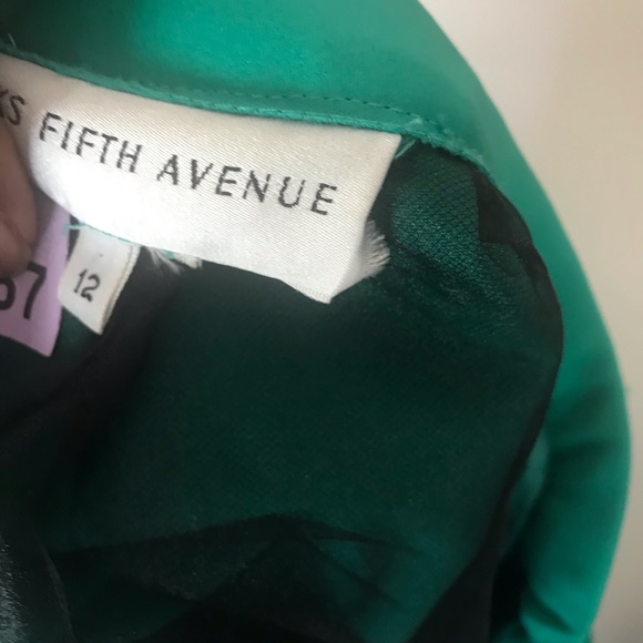 Saks Fifth Avenue Emerald Green Maxi Skirt Size 12 - Picture 5 of 6